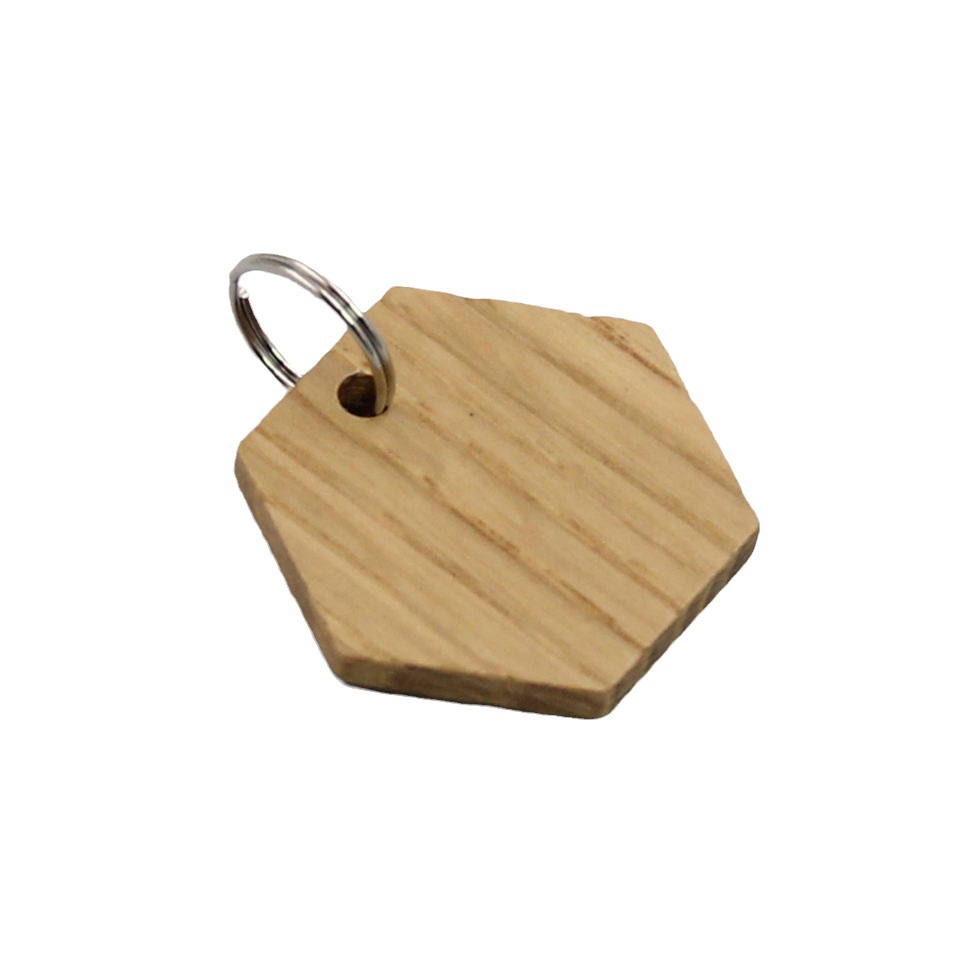 Natural Wooden Keychain Blanks Unfinished Wood Rounds for Lase Engraving,Christmas Crafts