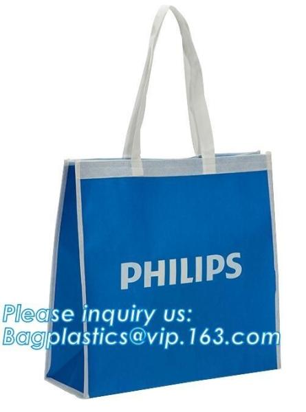 New product factory custom OEM free sample Shopping bag two sides PU printing