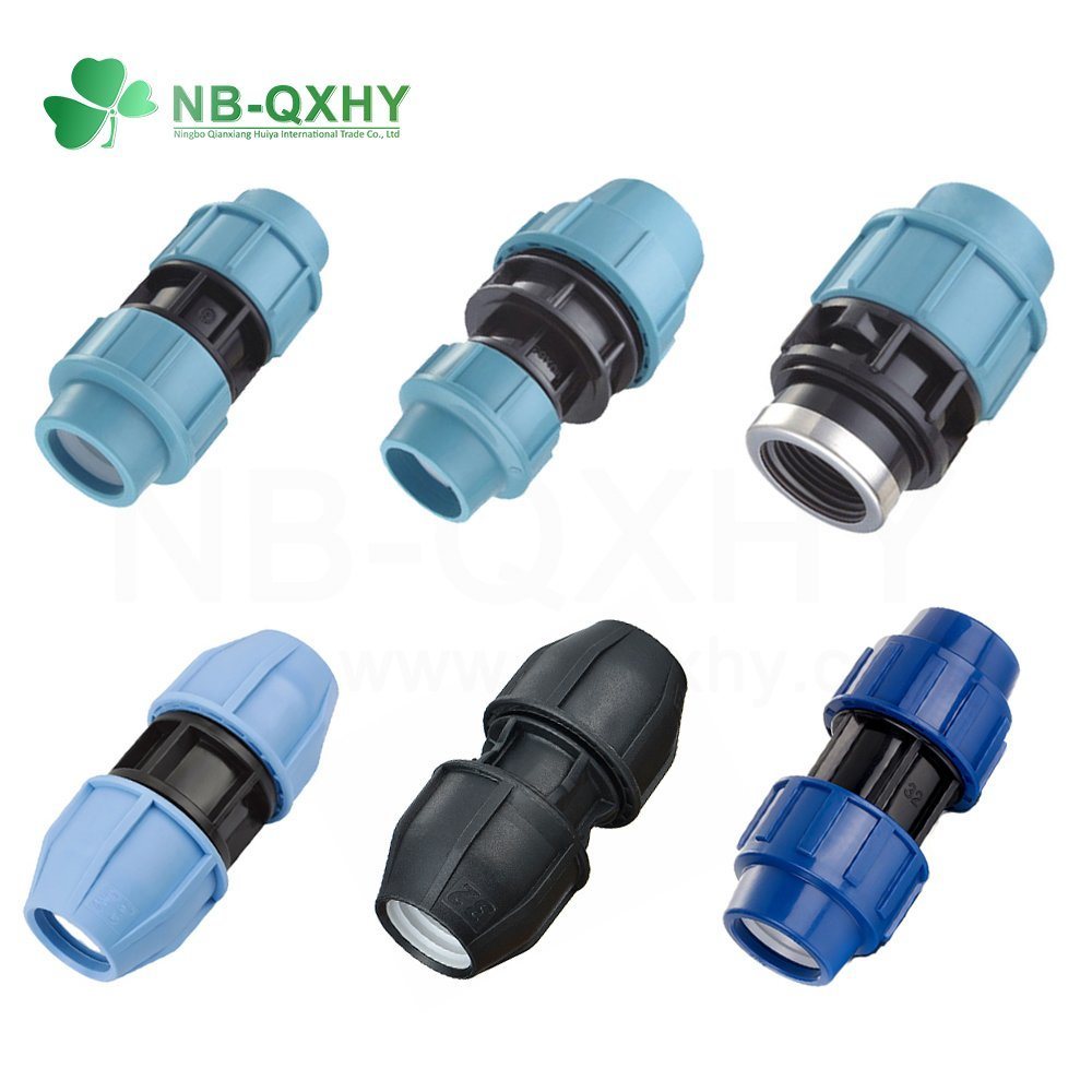Irrigation Fitting Flexible Plastic Fitting HDPE Fitting PP Compression Pipe Fitting