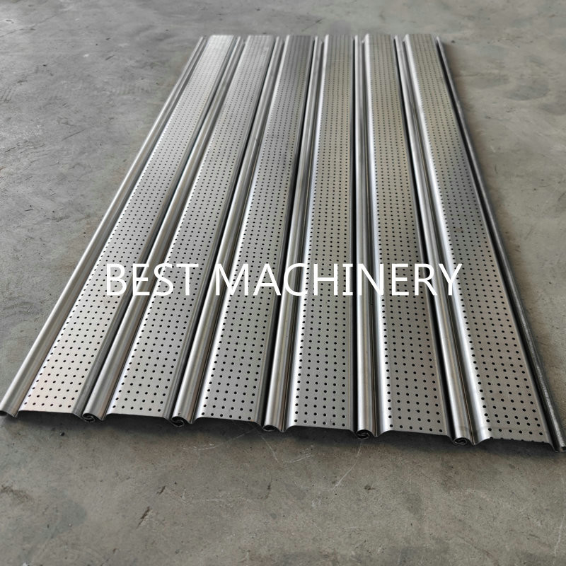 14 groups Roller Shutter Making Machine Roll Up Door Cold Roll Forming Machine 5.5kw