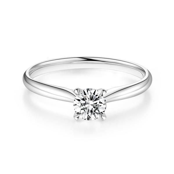 18k Gold Lab Grown Diamond Ring 0.3ct+D VS1 White Lab-Grown Diamond Ring NGTC