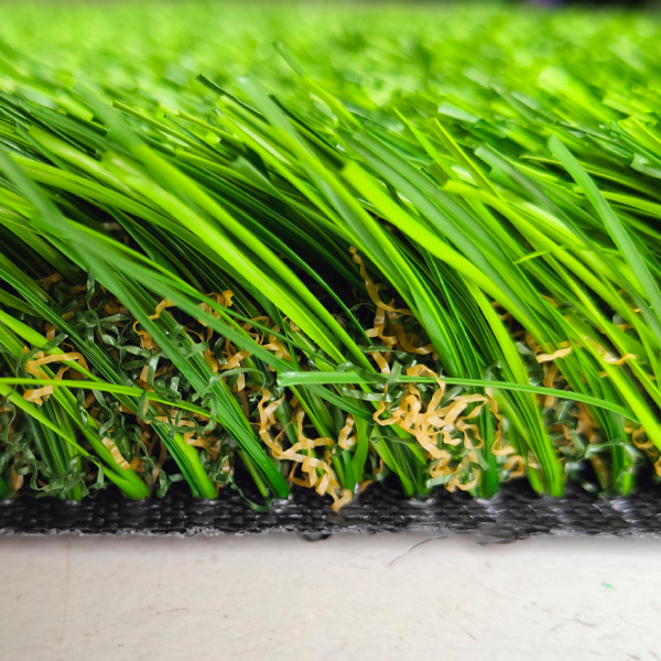 Landscape Leisure Non Infill Synthetic Turf With 260 Stitches/M 50mm Pile Height With Straight And Curved Grass