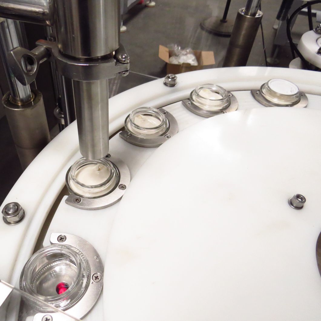 Npack Full Automatic 50g 100g Jar Bottle Cosmetic Cream Mixing Filling Machine Price