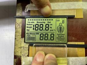  Positive 7 Segment LCM Display Monochrome Transmissive Character Lcd Module Manufactures