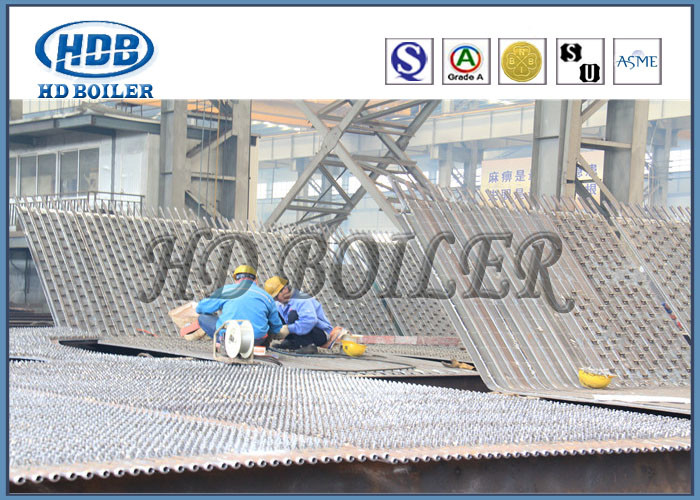 Carbon Steel Boiler Spare Parts Water Wall Construction For Water Tube Steam Boiler