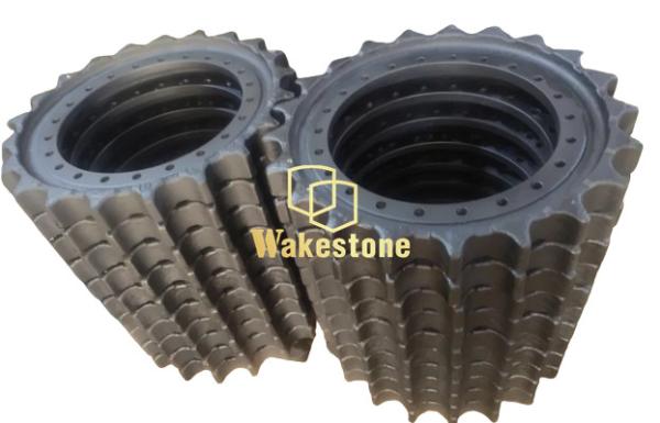 Heavy Machinery Undercarriage Spare Parts Sprocket Rim For Caterpillar Excavator