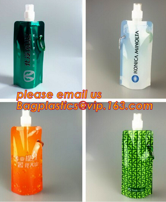 Customized Climbing Printed BPA Free Foldable T-shirt Shaped Bottle Collapsible Water Bottle Bag,250ml-600ml Foldable Co