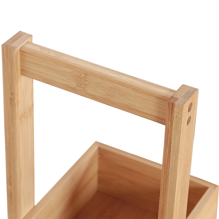 Contemperary Standing Bamboo Storage Rack Shelf Storage 3 Tier