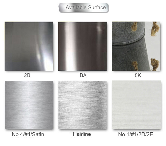 201 2B 8K Matte Stainless Steel Disc Cold Rolled Stainless Steel Circle