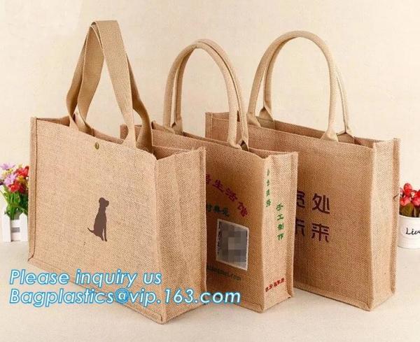 Jute material small toy storage basket,Printing set of 3 Jute storage basket ,storage bin , laundry basket bin bagease