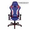 Buy cheap Mobile Comfortable Computer Gaming Chair , Blue PU Leather Racing Seat Desk from wholesalers