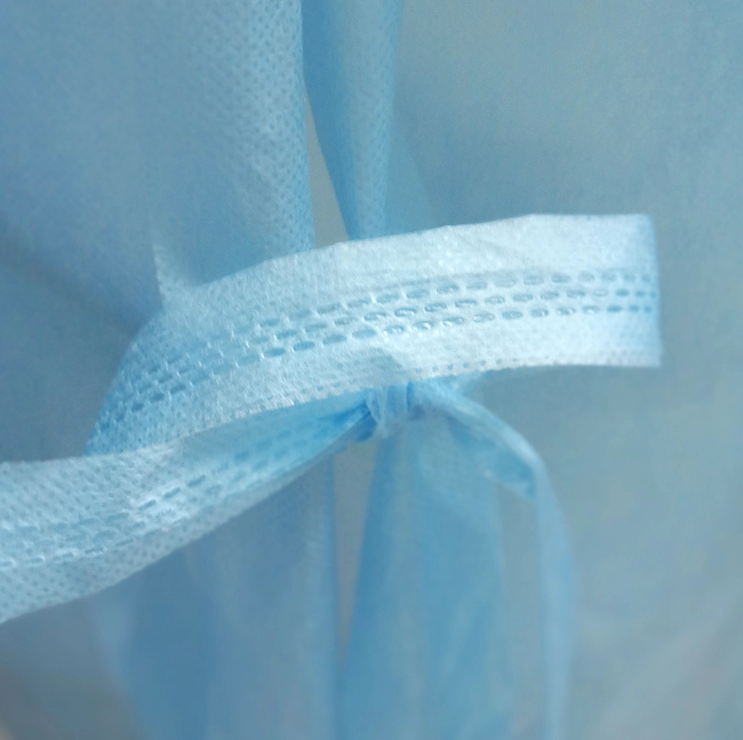 SGS Medical Isolation Gowns , Non Woven Patient Gown Class II
