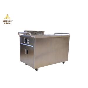  Induction Mobile Teppanyaki Grill Table Electrostatic Fume Down Exhaustion Manufactures