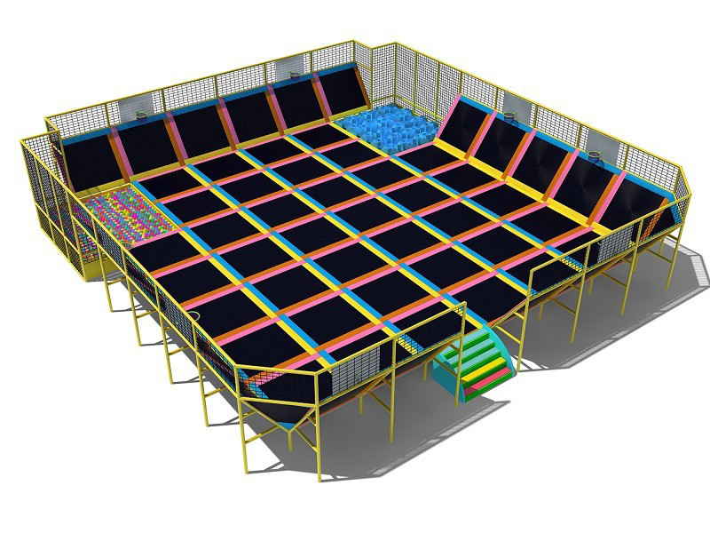 indoor trampoline park equipment jump trampoline park toddler indoor trampoline with net