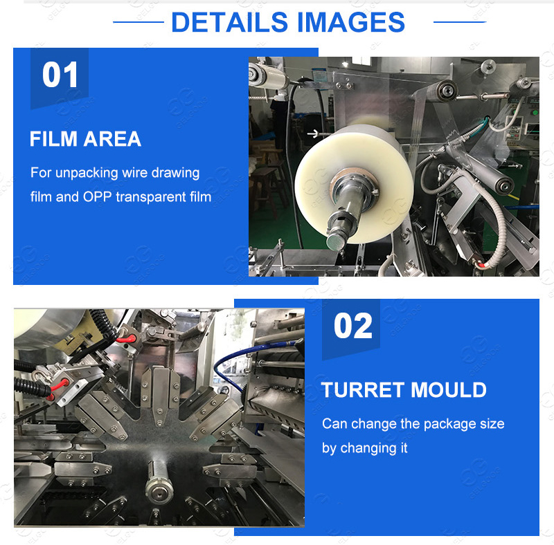 Cosmetic cellophane wrapping machine factory
