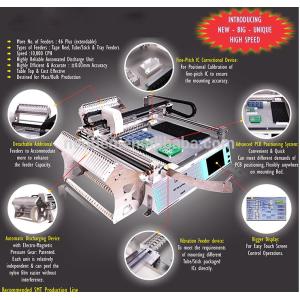 Electronic Feeder Fully Automatic SMT LED Pick and Place Machine with Four Head