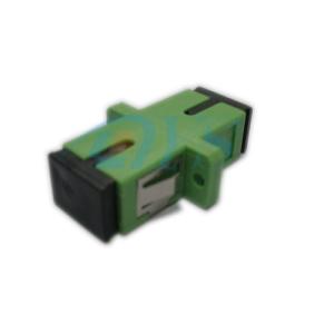 SC APC Simplex For CATV System Fiber Optic Adapter , Low Insertion Loss