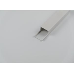 PVC Plastic Cable Trunking Matt Surface Type For Electrical Wire Protecting