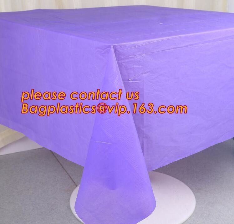 WHOLESALE DISPOSABLE PE PRINTED POLKA DOTS PARTY TABLE CLOTH, TABLE COVER,1PCS/BAG,600BAGS/CTN,SEASONAL PACKAGING TPU EV