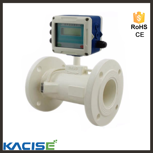 15mm - 6000mm Turbine Type Flow Meter For Corrosive Acid Liquid