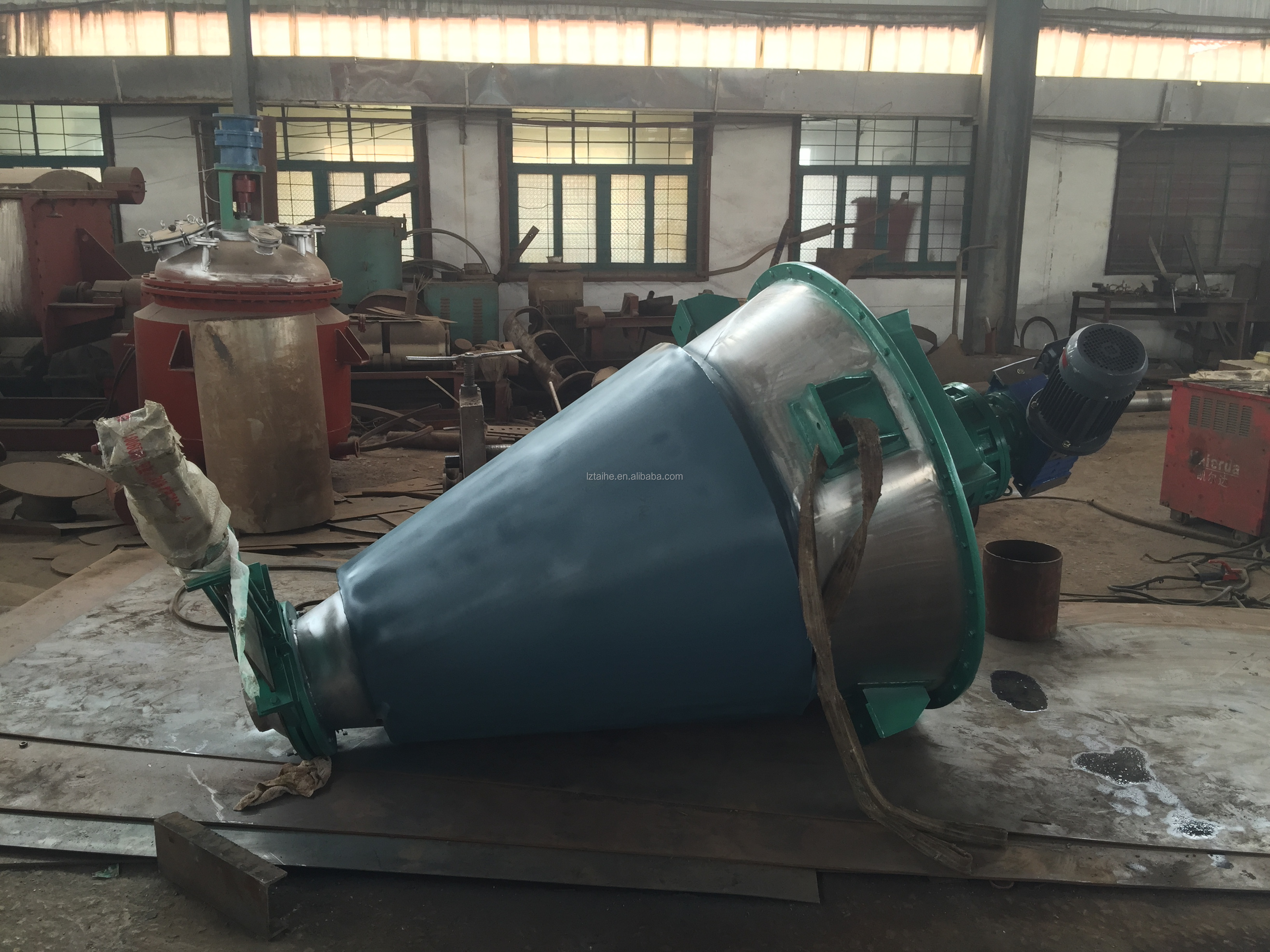 Conical Screw Mixer Twin Screw Laboratory Conical Mixer with Video Inspection