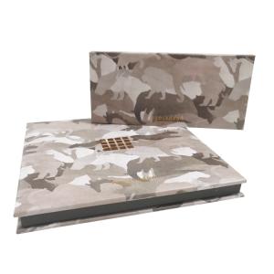 Circular Empty Custom Eyeshadow Palette Box Packaging Makeup Cardboard Box