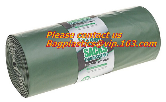Recycling Bags,Heavy Duty Black Garbage Bag for Indoor Or Outdoor Use 46x54 Made in China, Bagease, Bagplastics, Pack