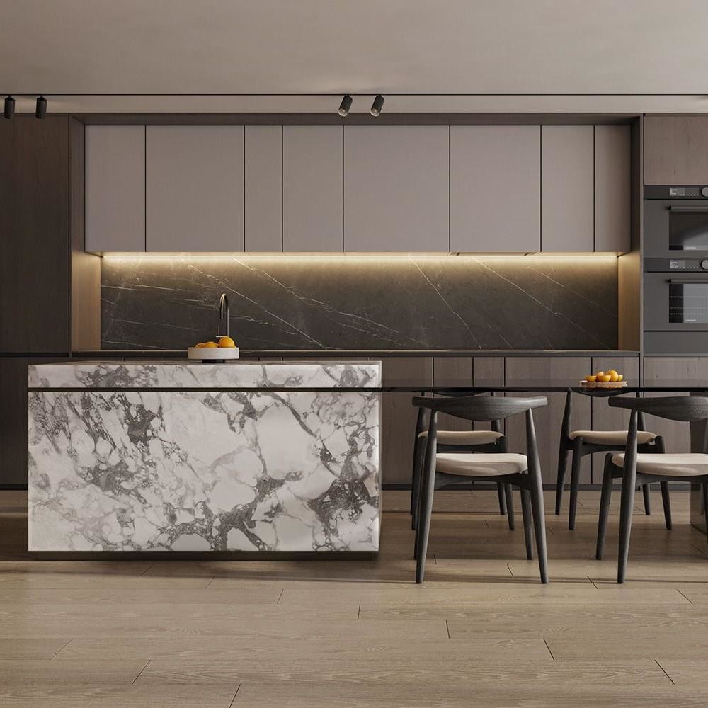 Complete Smart Custom Kitchenette Cupboards Modern Islands Solid Wood Complete Cuisine Storage Furniture Kitchen Cabinets