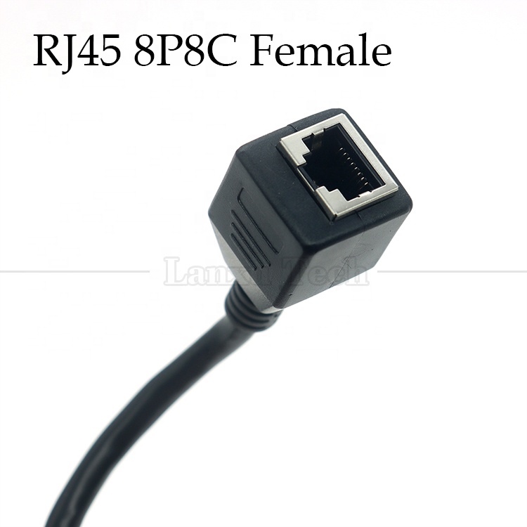 High Quality Network Ethernet Cta6 26AWG RJ45 8p8c Female Socket to Open Tinned Bare Wires End Cable