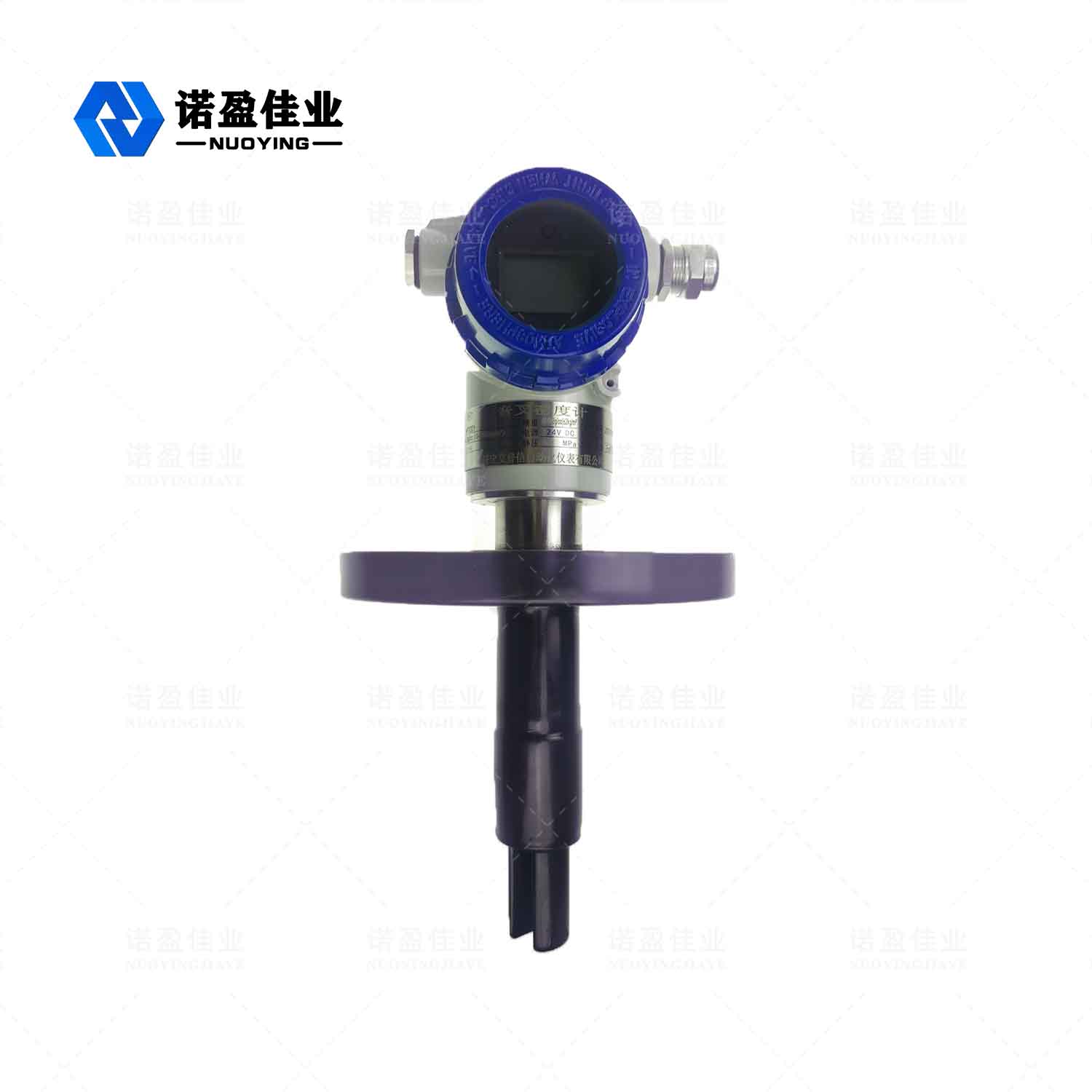 Digital tuning fork density meter for precise measurement in tanks and pipes