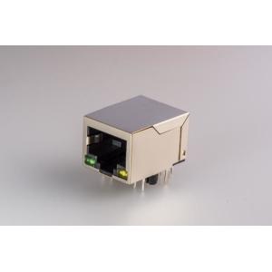  Side Enter 8P8C RJ45 With Transformer , Low Profile RJ45 Jack With Shield / LED Manufactures