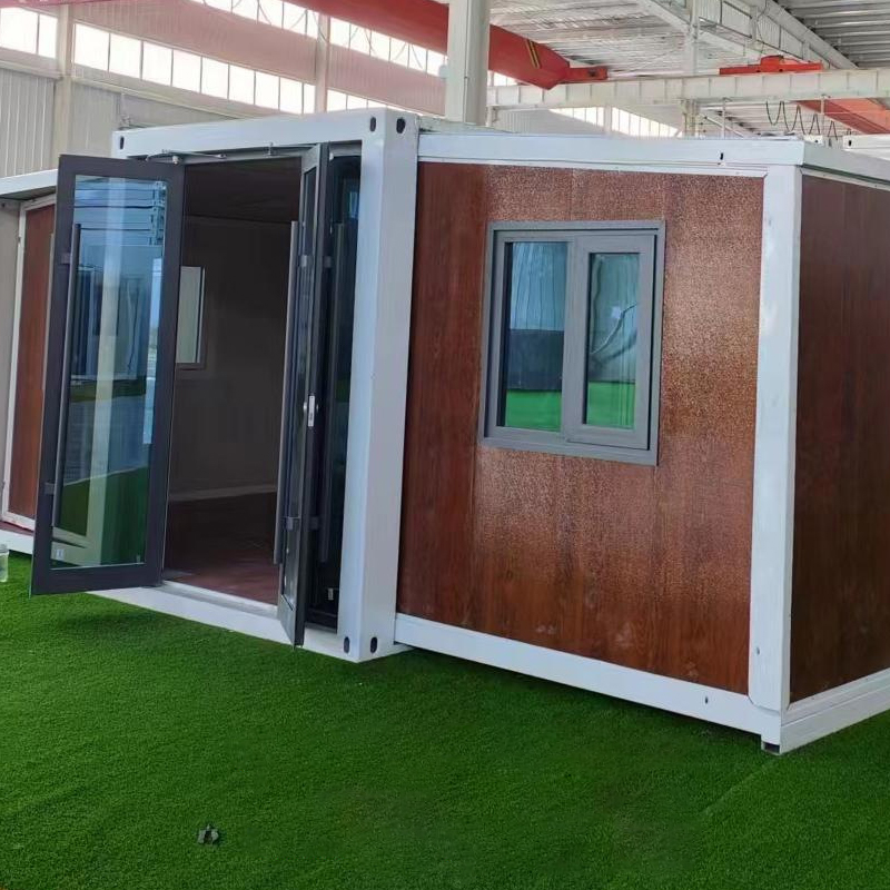 Container House Double Wing Expansion Box 20 40 Feet Customizable Mobile Home With Foldable Kitchen And Bathroom