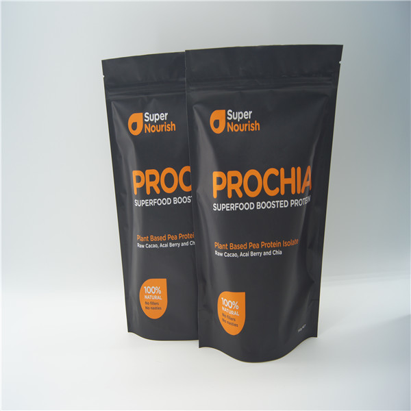 custom foil moisture permeable Stand up matte finished cookies bag