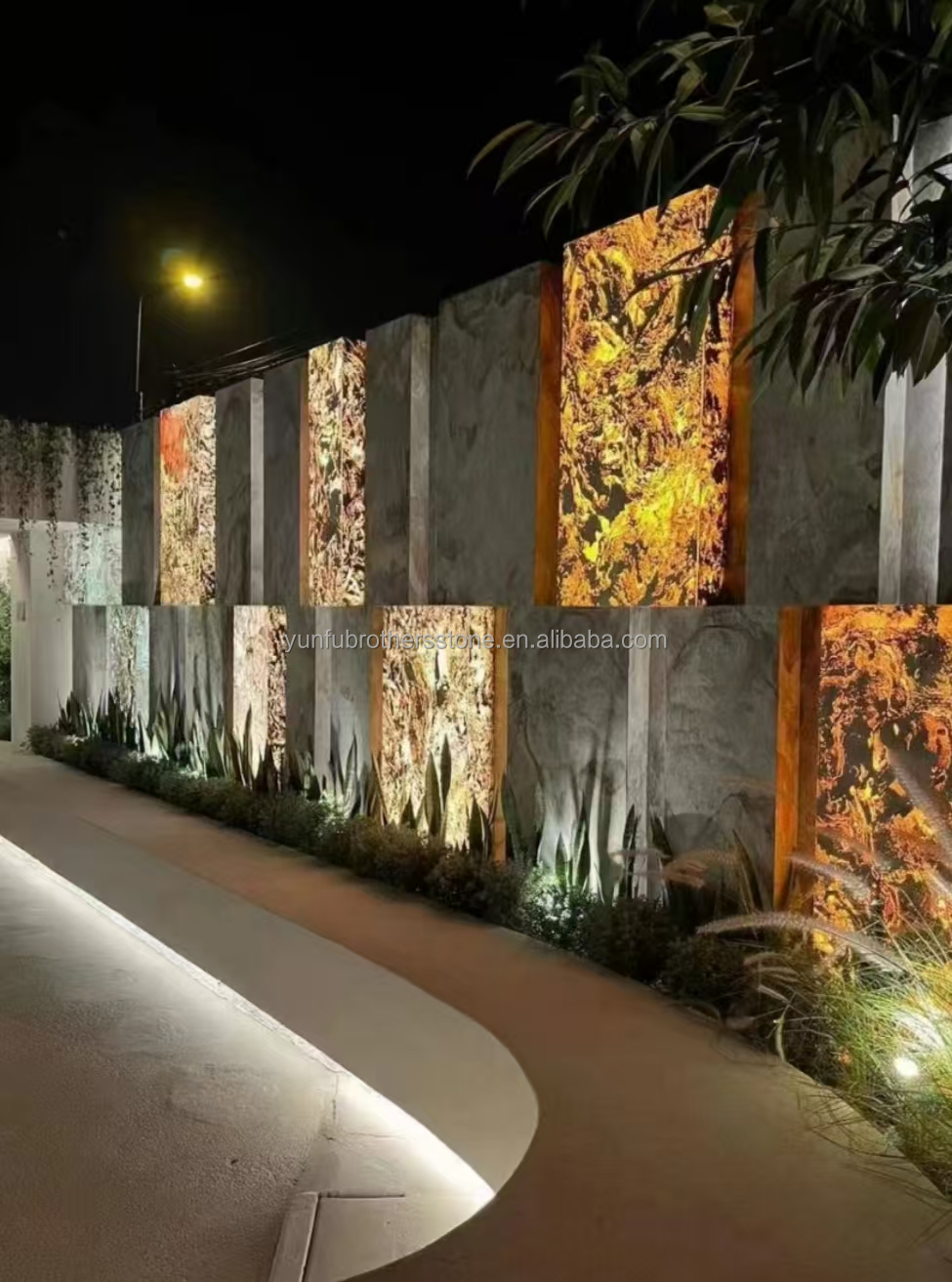 Ultra-Thin Backlit Stone Panels for Modern Style Indoor Decoration in Villa and Hotel