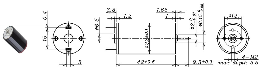 DC Graphite Brush Coreless Motor.DC Brush Motor Carbon Brush DC Motor6V12V24V48V