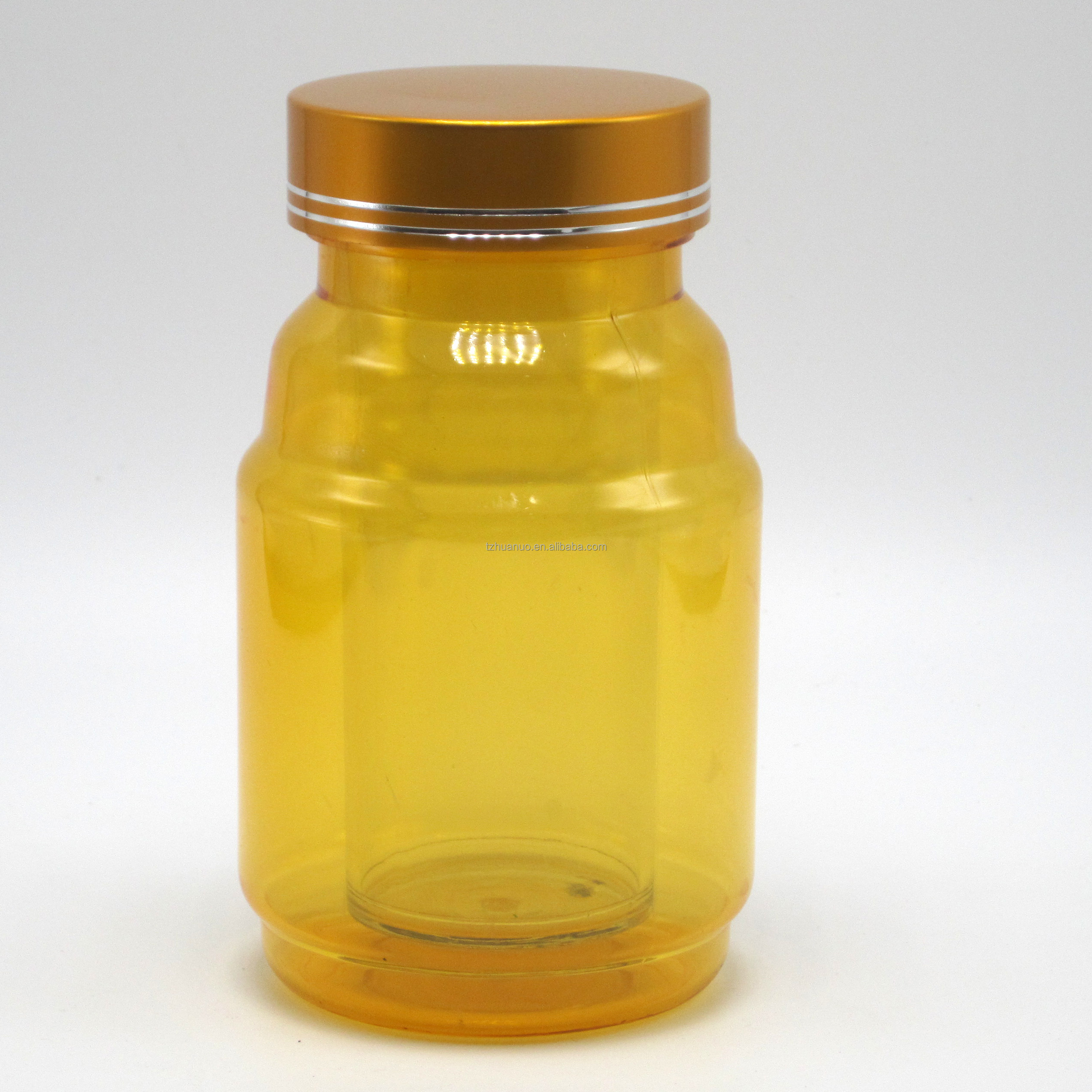 Child Resistant Lids PET Pill Containers for Pharmacy 250mL Pill Capsule Storage