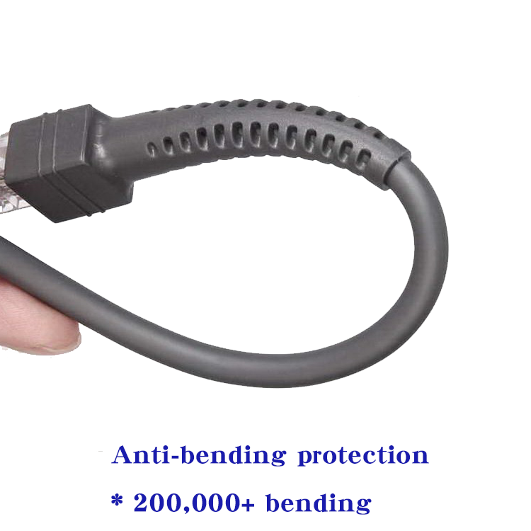 Rs232 DB9 Female RJ45 Barcode Scanner Cables 8P8C 10P 10C 2m For Ls2208 Ds2208