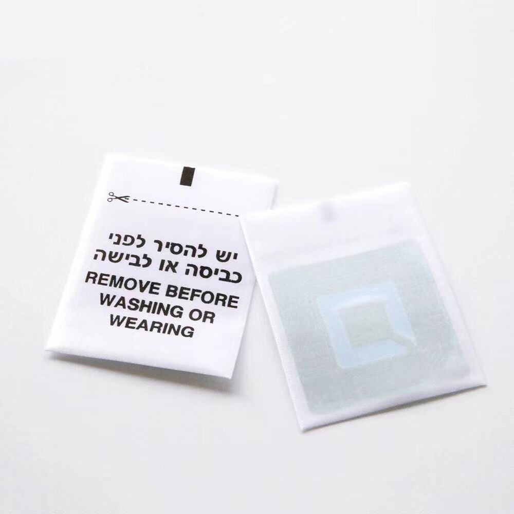 Industrial eas fabric labelling, 8.2MHz apparel label , anti-theft garment label