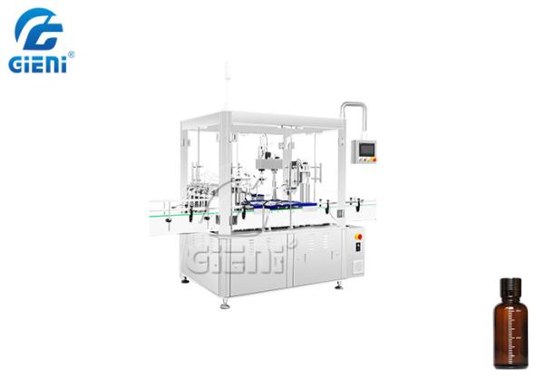 Rotary 40PPM Pharmaceutical Filling Machines 4 Nozzles Pharma Liquid Filling