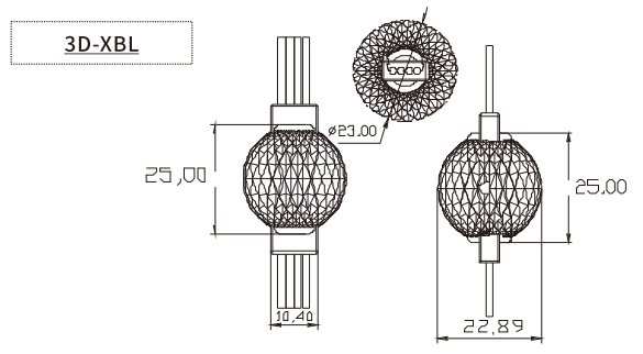DMX Control LED String Lights DC12V IP67 With 70lm Lamp Luminous Flux