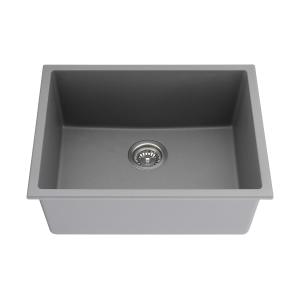  9-Inch Deep Under Mount Single Bowl Artificial Quartz Stone Composite Granite Laundry Sink Manufactures