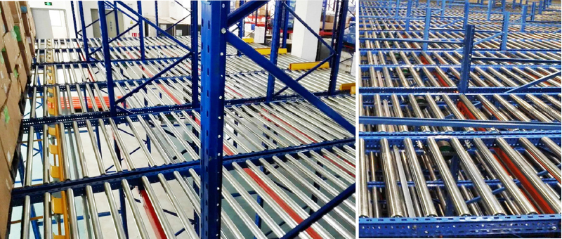Gravity Storage Racking  Warehouse Gravity Pallet Rack Pallet Flow Rack