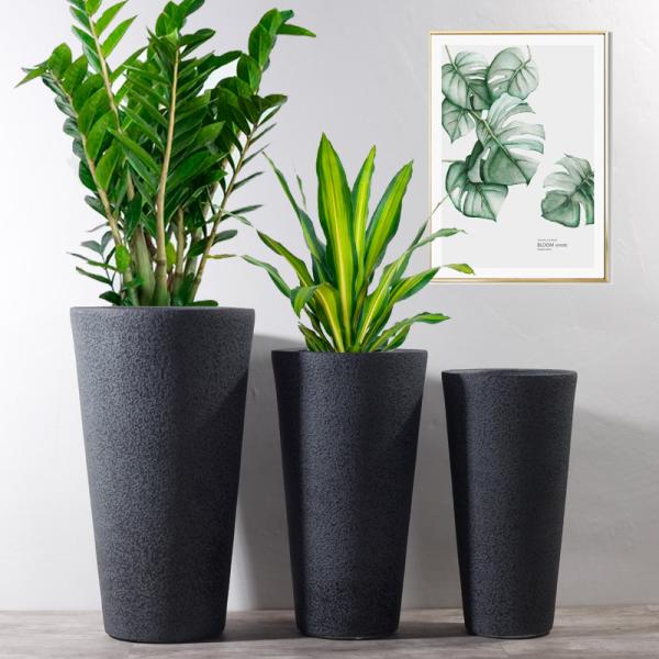 Large Planters Fiber Clay Pots Garden Pots Resin Plant Pots Outdoor Planters