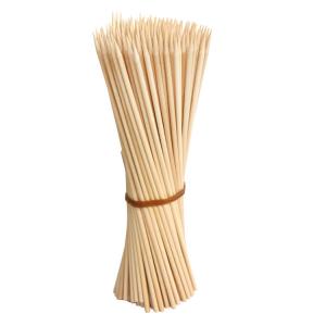 China Wholesale Custom Multiple Sizes Barbecue Round Bamboo Sticks High Quality Cheap BBQ Skewers Grill Tools Disposable Bamboo Sticks on sale