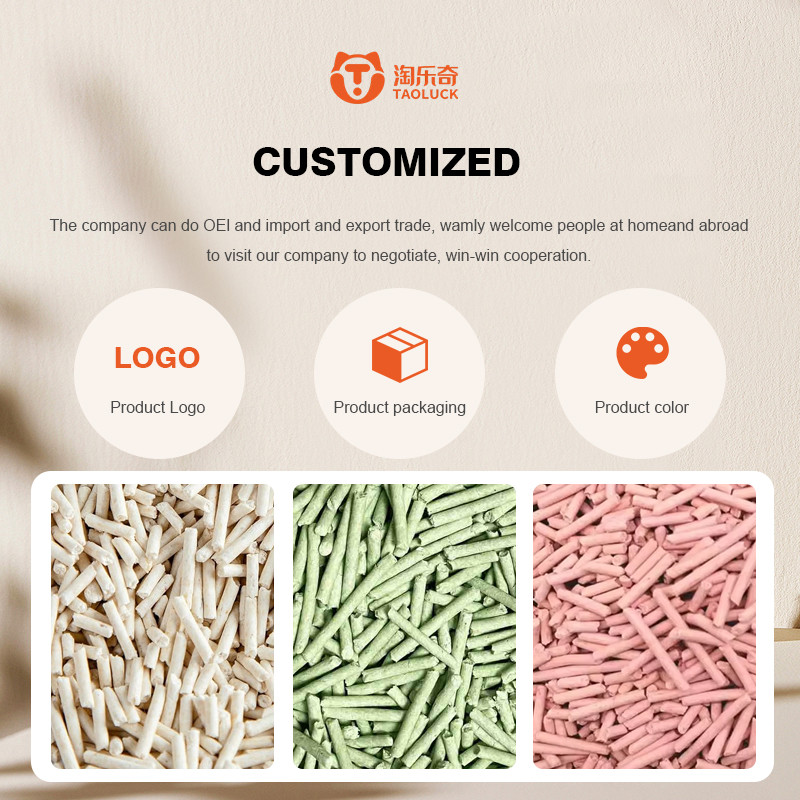 OEM Plant Natural Flushable Cat Litter Premium Tofu Cat Litter