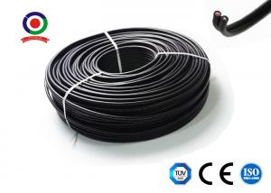 China Flat Twin Core Dc Solar Wire / 6mm Solar Cable Communication XLPE For Power Station on sale