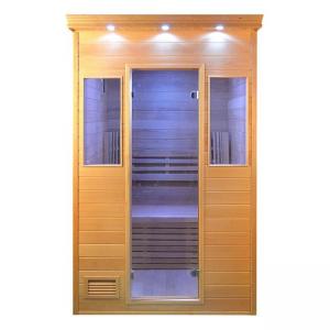  Solid Wood Steam Sauna Room With 6KW Stove Multi Size Optional Manufactures
