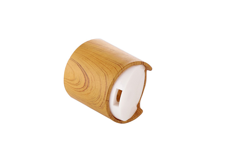 Bamboo Surface Plastic Bottle Caps Recyclable Environment Friendly