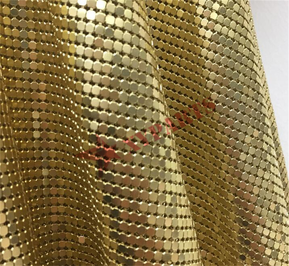 Various Color 3mm Metal Sequin Mesh For Space Divider