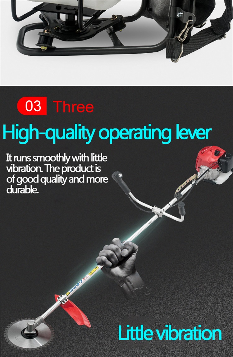 Portable 43CC TU43 Multifunction Petrol Brush Cutter Cordless 1.45kw